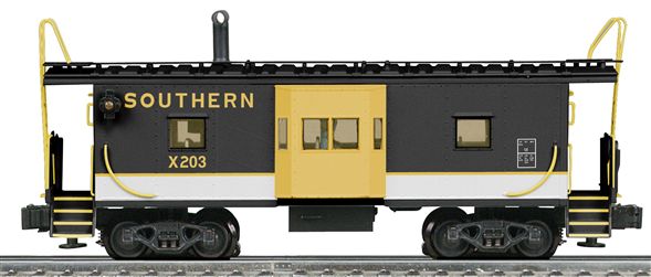 Lionel K-Line 6-22671 O Gauge Southern Bay Window Smoking Caboose Car #203