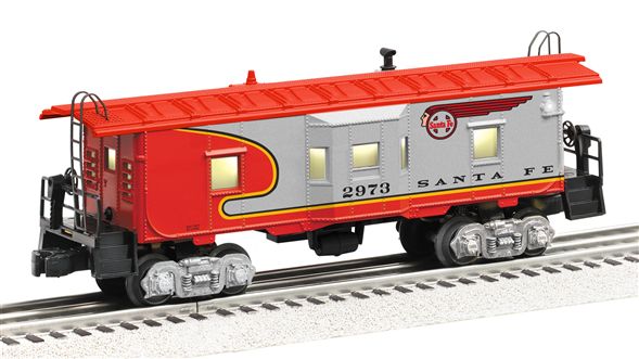 Lionel 6-29737 O Gauge Santa Fe Bay Window Caboose #2973 LN/Box