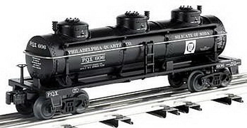 Williams 47113 O 3-Dome Tank Car Philadelphia Quartz