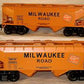 RMT 96316 O Gauge Milwaukee Road 2-Bay Covered Hopper 2 Pack