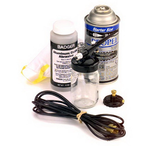 Badger 260-3 Abrasive Gun, Hose, Mask, Abrasive, Propel & Regulator