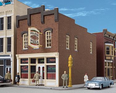 Walthers 933-3469 HO Scale CornerStone Series Village Pizza Structure Kit