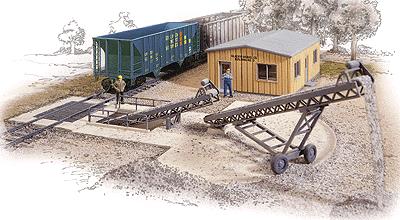Walthers 933-3519 HO Scale CornerStone Bulk Transfer Conveyor Building Kit