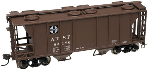 Atlas 11300 HO Atchison Topeka Santa Fe Trainman PS-2 Covered Hopper #82186