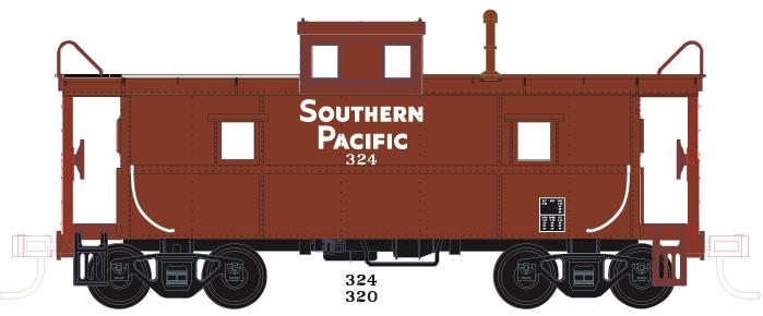 Atlas 1131A Trainman HO Scale Southern Pacific Cupola Caboose #324
