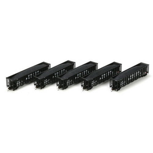 Athearn 94666 HO Union Pacific 5-Bay Rapid Discharge Hopper (Set of 5)