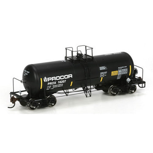 Athearn 96120 HO Procor 13,600-Gallon Acid Tank Car #16207