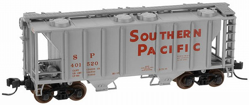 Atlas 31966 N Scale Southern Pacific PS2 2-Bay Hopper Car #401520