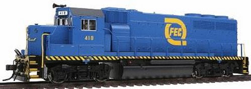 Atlas 10000393 Florida East Coast GP40-2 Phase 1 Locomotive w/o Sound #418