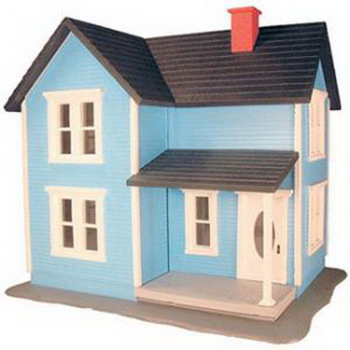 Aristo-Craft 7203C G Scale Farmhouse - Blue W/White Trim MT/Box