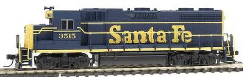 Atlas 49850 N Scale Santa Fe GP38 Diesel Locomotive #3515