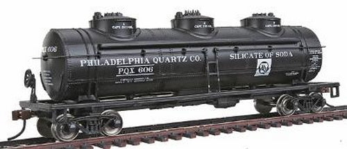 Bachmann 17128 HO Philadelphia Quartz Company 40' 3-Dome Tank Car LN/Box