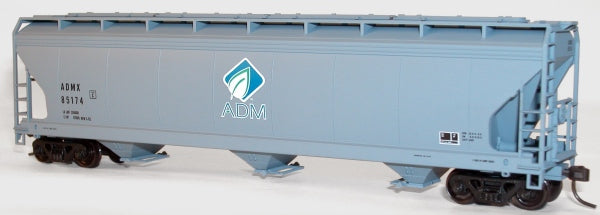 Accurail 8010 HO KIT ACF 3-Bay Covered Hopper, ADM/Modern (3)