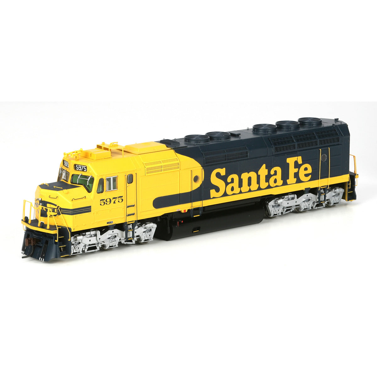 Athearn G67670 HO Santa Fe/Late F45 Diesel Locomotive w/DCC & Sound #5975