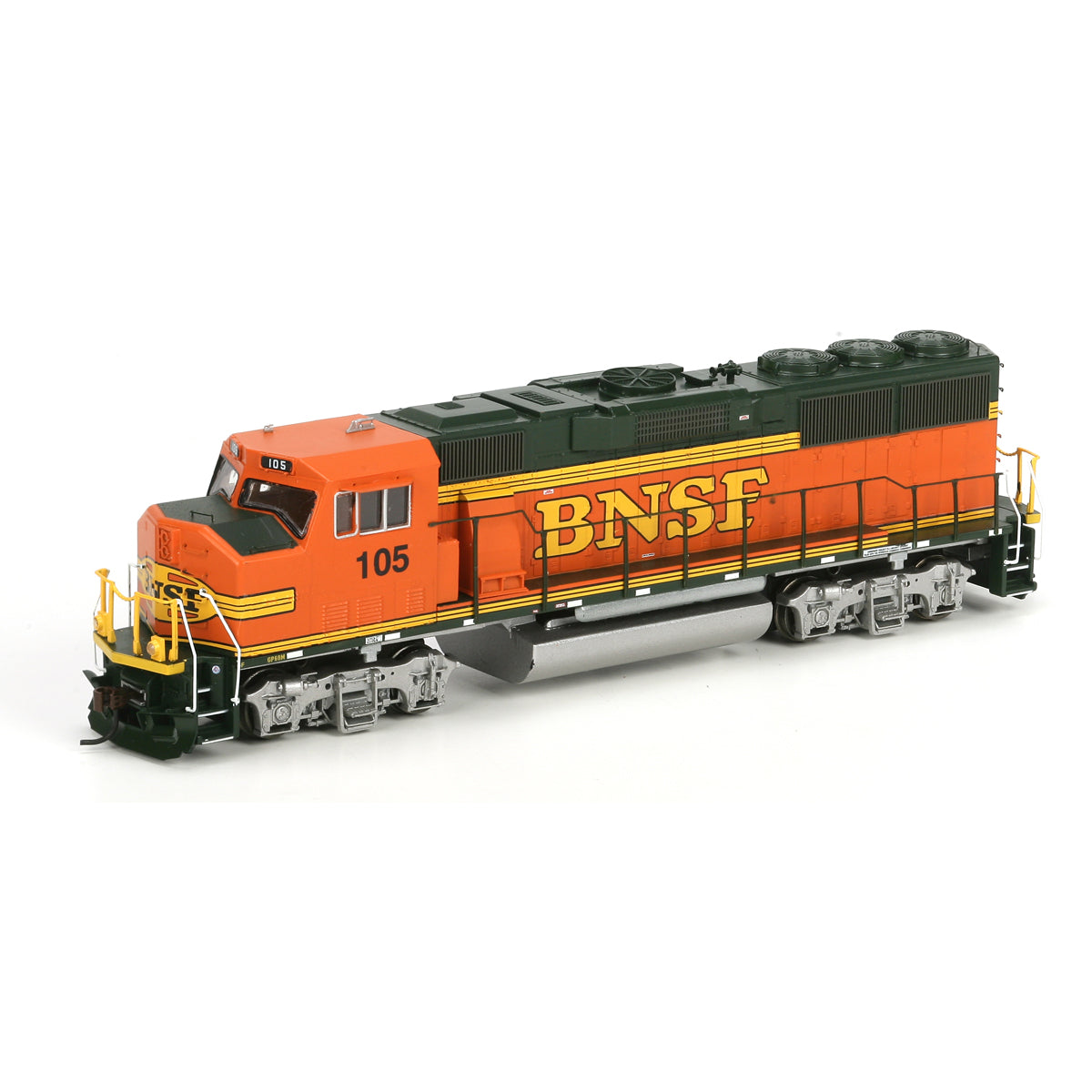 Athearn 88827 HO BNSF/Heritage II RTR GP60M Diesel Locomotive #105