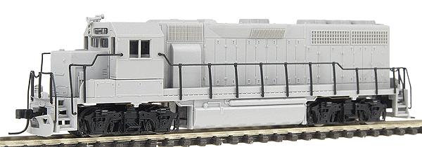 Atlas 48501 N Scale Undecorated GP40 Diesel Locomotive w/Dynamic Brakes