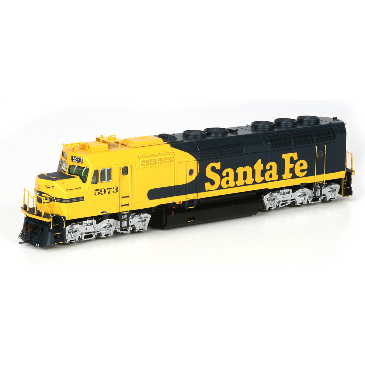 Athearn G67669 HO Santa Fe/Late F45 Diesel Locomotive w/DCC & Sound #5973