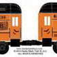 RMT 930722 Halloween O Coach, Observation Psassenger Cars (Set of 2)