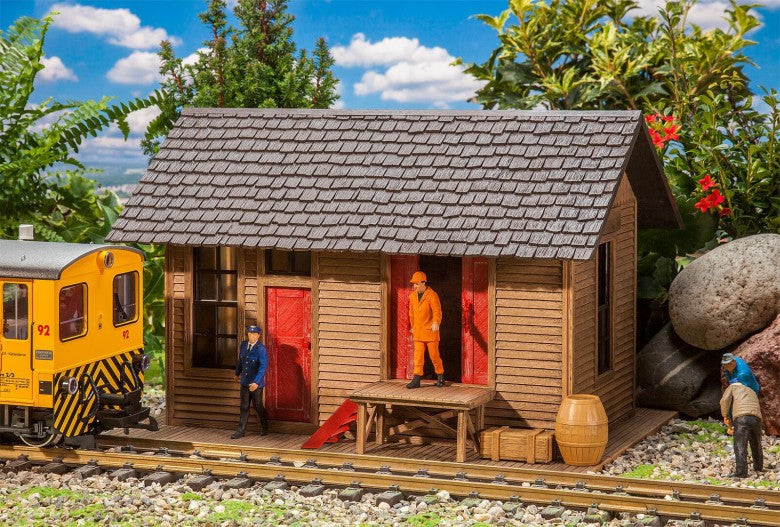 Pola 330880 G Store Shed with Office Building Kit