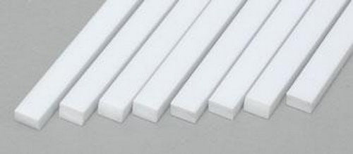 Evergreen Scale Models 166 .080" x .125" x 14" Polystyrene Strips (Pack of 8)