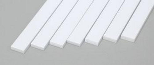 Evergreen Scale Models 169 .080" x .250" x 14" Polystyrene Strips (Pack of 7)