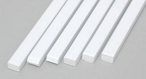 Evergreen Scale Models 188 .125" x .188" x 14" Polystyrene Strips (Pack of 6)