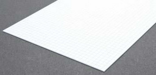 Evergreen Scale Models 4515 3/16" x 3/16" x .013 x 6" x 12" Polystyrene Sidewalk