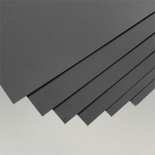 Evergreen Scale Models 9113 .020" x 8" x 21" Black Polystyrene (Pack of 6)