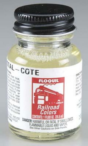 Floquil F110004 Crystal Cote Railroad Colors Enamel Paint - 1 Oz. Bottle