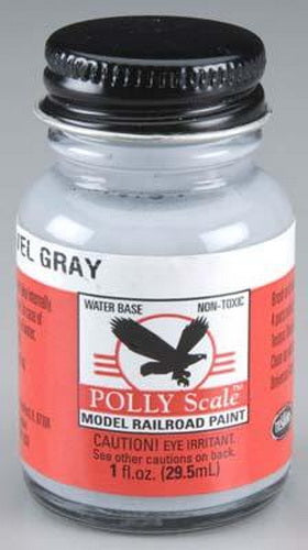 Floquil F414332 New Gravel Gray Polly Scale Acrylic Paint - 1 oz. Bottle