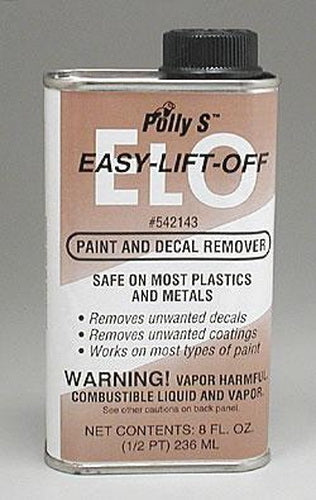 Floquil F542143 Easy-Lift-Off Paint and Decal Remover - 8 oz. Pint Can