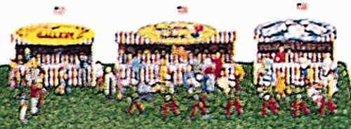 IHC 5121 HO Concession Booths Set #1 Building Kit