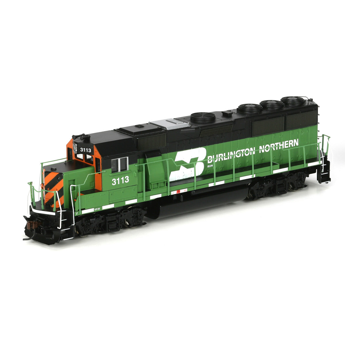 Athearn 77876 HO Burlington Northern/Tiger RTR GP50 Diesel Locomotive #3113