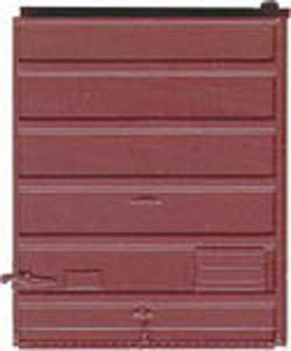 Kadee 2230 HO 8' Foot 6 Panel Superior Low Tack Board Doors in Red Oxide