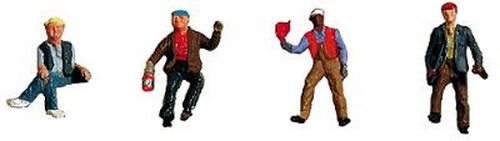 LaBelle 7010 HO #3 Yard Crew Figure Set
