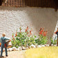 Walthers 433-1068 HO Small Botanicals Hollyhocks