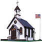 Life Like 433-1350 HO Town Church Building Kit