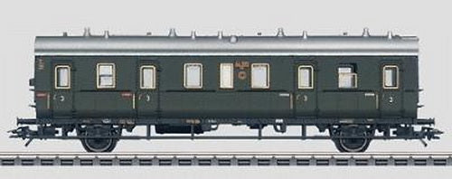 Marklin 43313 German Imperial Railway 3rd Class Compartment Car