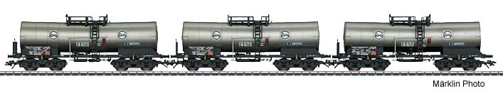 Marklin 46470 HO Scale DB Eva Chemical Tank Car Set LN/Box