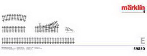 Marklin 59850 E Track Extension Set