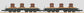 Marklin 82356 Z German Federal Railroad DB Heavy Duty Flat Car Set (Set of 2)