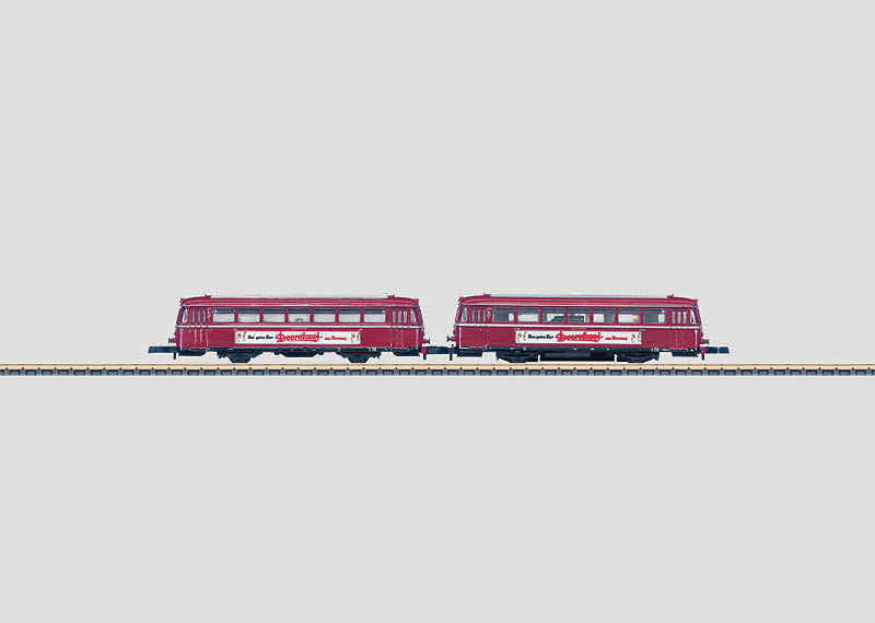 Marklin 88311 Z Scale EBOE Rail Bus with a Trailer Car