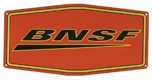 Microscale 10040 BNSF Die-Cut Metal Sign