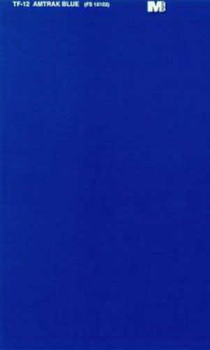 Microscale TF-12 Amrtrak Blue Trim Film Waterslide Decal Sheet