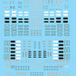 Microscale 87-527 HO 1989+ GE & EMD Data & Builders Plates Decal Sheet