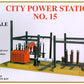 Model Power 416 HO Scale City Power Station No. 15 Building Kit