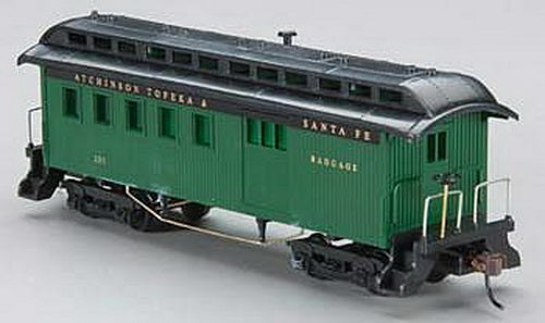 Mantua 716110 HO Scale AT&SF 1890 Wood Passenger Combine Car #205