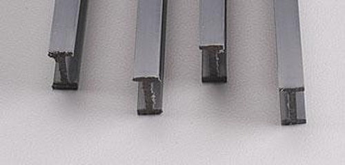 Plastruct 90030 1/4" x 15" x 9/16" ABS I Plastic Beam (Pack of 4)