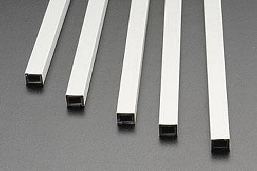Plastruct 90222 1/4” x 5/16” x 15” ABS Rectangular Tubing (Pack of 5)
