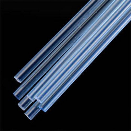 Plastruct 90253 1/8" x 10" Fluorescent Blue Acrylic Round Rod (Pack of 7)